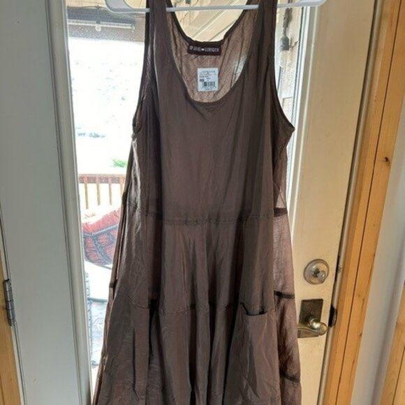 Cotton Silk Dress - size L - Picture 4 of 9